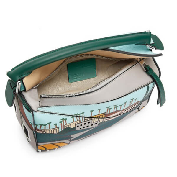 ロエベ L.A. シリーズ パズルバッグ スモール クラシックカーフ 偽物 A510S21X01